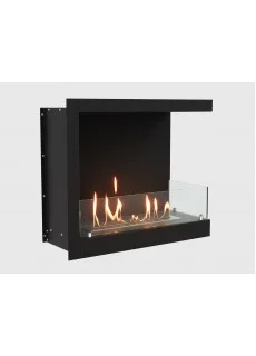 Встроенный биокамин Lux Fire Угловой 755 М (правый угол)
