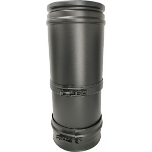 Элемент трубы раздвижной 270-375 мм Schiedel Permeter Ultra 25 д. 130 мм (Сер.)