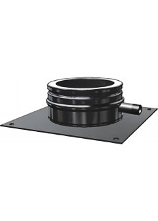 Основание с отводом конденсата Schiedel Permeter 50 д. 350 мм (Сер.)