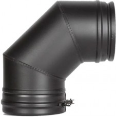 Отвод 90 град. Schiedel Permeter 50 д. 200 мм (Чер.)