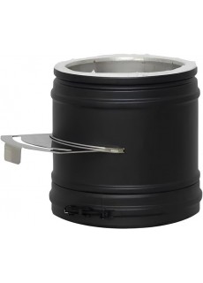 Шибер Schiedel Permeter 25 д. 130 мм (Чер.)