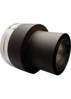 Декоративный переходник Schiedel Permeter Эстет 25 д. 150 мм (Чер.)