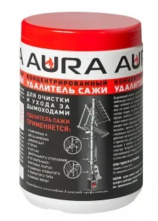 Концентрированный удалитель сажи для дымохода AURA 500 гр