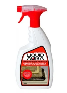 Средство для очистки изделий из мрамора, гранита Liquid Aura 700 мл