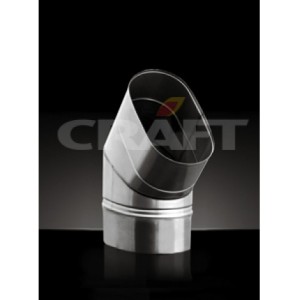 Колено овальное Craft угол 45° бол (100x200)