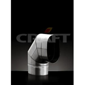 Колено овальное Craft угол 90° бол (100x200)