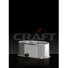 Конденсатоотвод овальный боковой Craft (100x200)