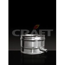 Конденсатоотвод для дымохода внешний боковой Craft (316/0,5) d=260