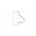 Сэндвич-тройник Craft 135° (316/0,8 + 304/0,5) изоляция 50, d=100