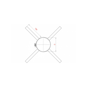 Хомут дистанционный Craft (304/0,5) d=150