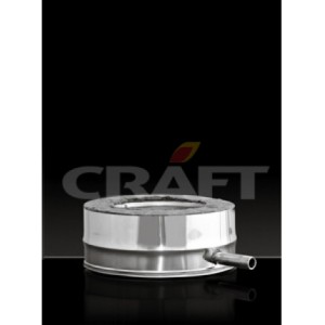 Конденсатоотвод Craft боковой утепленный (304/0,5 + 304/0,5) изоляция 50, d=80