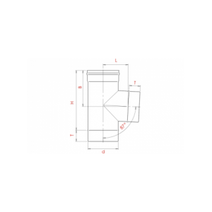 Тройник Craft 90 (310/0,8 ) d=160