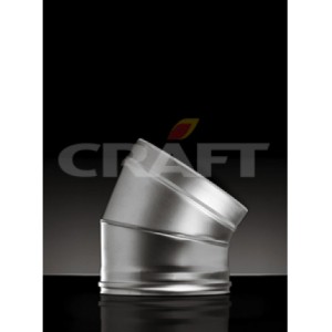 Сэндвич-колено Craft 30° (304/0,8 + 304/0,5) изоляция 50, d=160