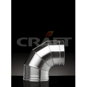 Сэндвич-колено Craft 90 (304/0,5 + 304/0,5) изоляция 50, d=100