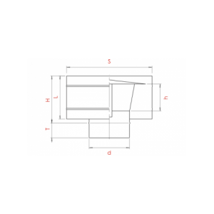 Дефлектор ветрозащитный Craft (316/0,5) d=100