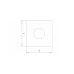 Пластина с отверстием Craft 950х950 (430/1,0) d=280