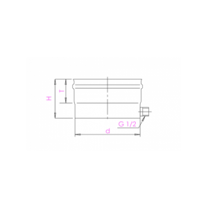 Конденсатоотвод для дымохода внешний боковой Craft (316/0,5) d=220