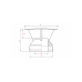 Оголовок Craft (304/0,5 + 304/0,5) изоляция 50, d=250