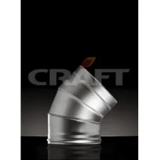 Сэндвич-колено Craft 45° (304/0,5 + 304/0,5) изоляция 50, d=120