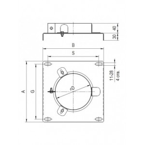 Пластина с хомутом Craft (201/0,5) d=120