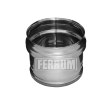 Заглушка внешняя д/трубы Ferrum (430/0,5 мм) d=140 (нижняя)