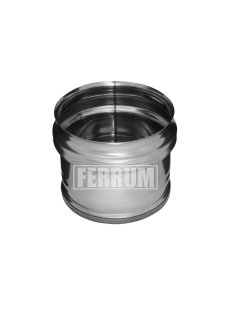 Заглушка внешняя д/трубы Ferrum (430/0,5 мм) d=135 (нижняя)