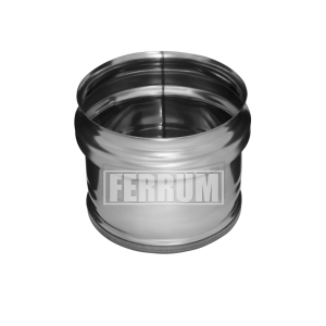 Заглушка внешняя д/трубы Ferrum (430/0,5 мм) d=280 (нижняя)
