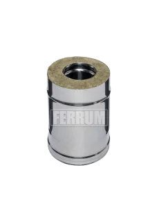 Труба-сэндвич Ferrum 0,25м (430/0,5мм + оц.) d=150х250