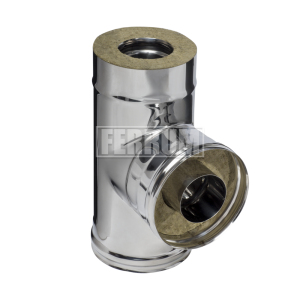 Сэндвич-тройник Ferrum 90 (430/0,5мм + оц.) d=180х280