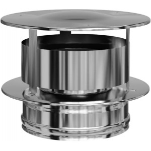 Оголовок с ветрозащитой Ferrum (430/0,5 мм + нерж.) д. 150x210 мм