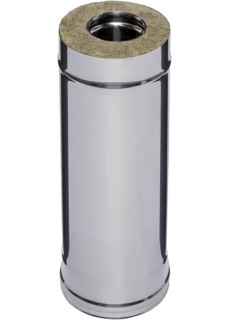 Труба-сэндвич 0,5 м Ferrum (430/0,5 мм + нерж.) д. 180x280 мм