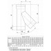 Тройник-К 135 Ferrum (430/0,8 мм) д. 130 мм