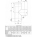 Тройник-К 90 Ferrum (304/0,8 мм) д. 150 мм