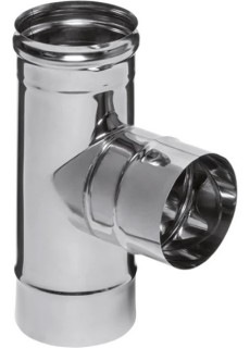 Тройник-К 90 Ferrum (430/0,5 мм) д. 100 мм