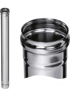 Труба 1,0 м Ferrum (430/0,5 мм) д. 150 мм