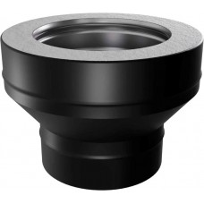 Старт-сэндвич Ferrum (304/0,8 мм + нерж. / эмаль/600° черная) д. 115x200 мм