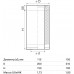 Труба-сэндвич 0,25 м Ferrum (304/0,8 мм + нерж. / эмаль/600° черная + керамика) д. 115x200 мм