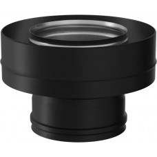 Адаптер стартовый Ferrum (304/0,8 мм + нерж. / эмаль/600° черная) д. 150x210 мм