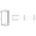 Труба-сэндвич 0,5 м Ferrum (430/0,8 мм + нерж. / эмаль/600° черная) д. 150x210 мм