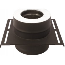 Площадка монтажная Везувий Black Keralux (AISI 430 1,0мм/0,5мм) 350*350мм д.150x250 