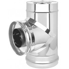 Сэндвич-Тройник Везувий Keralux (AISI 430 1,0мм/0,5мм) д.200х260