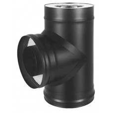 Сэндвич-тройник Везувий Black Keralux (AISI 430 1,0мм/0,5мм) д.120x200