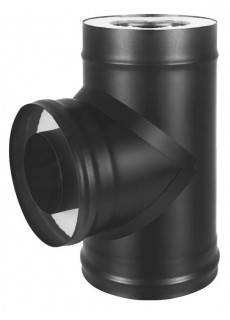 Сэндвич-тройник Везувий Black Keralux (AISI 430 1,0мм/0,5мм) д.120x200