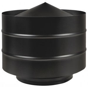 Дефлектор Везувий Black (AISI 430/0,5мм) д.200х300