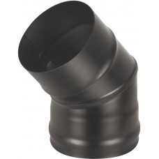 Колено Везувий BLACK (AISI 430/0,5мм) 45 2-х секц. д.150