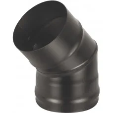 Колено Везувий Black (AISI 430/1,0мм) 45 2-х секц. д.120