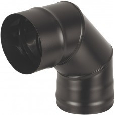 Колено Везувий BLACK (AISI 430/0,5мм) 90 3-х секц. д.200