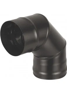 Колено Везувий BLACK (AISI 430/0,8мм) 90 3-х секц. д.115