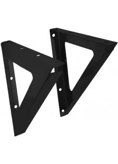 Консоль опорная Везувий BLACK (AISI 439) 300х300мм