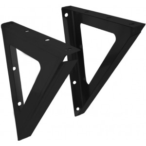 Консоль опорная Везувий Black (AISI 439) 350х350мм